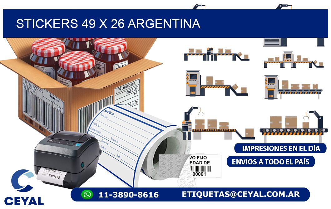 STICKERS 49 x 26 ARGENTINA