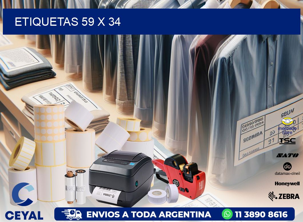 etiquetas 59 x 34