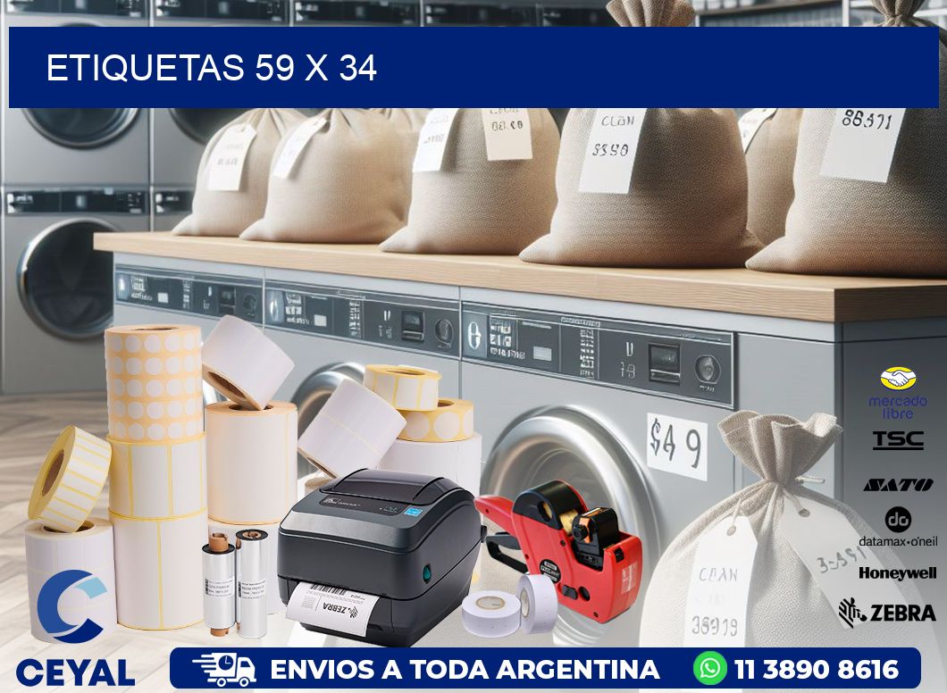 etiquetas 59 x 34