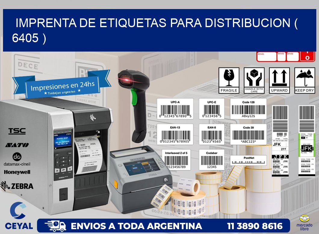 imprenta de etiquetas para distribucion ( 6405 )