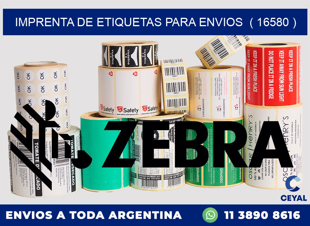 imprenta de etiquetas para envios  ( 16580 )