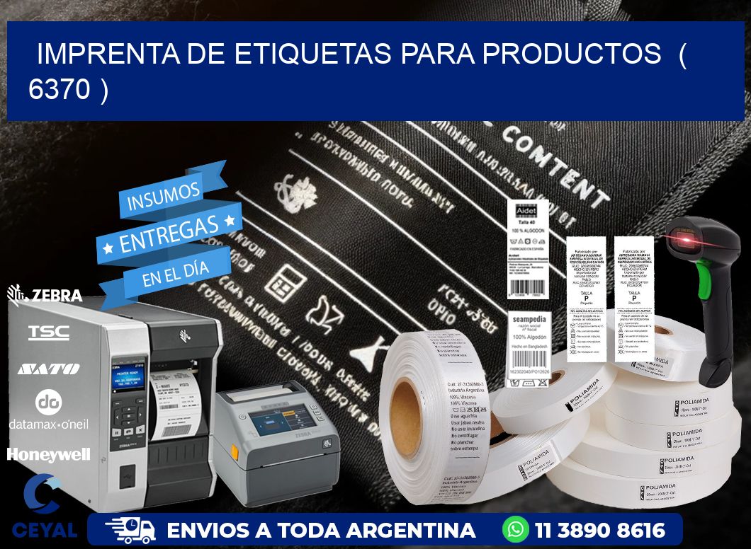 imprenta de etiquetas para productos  ( 6370 )