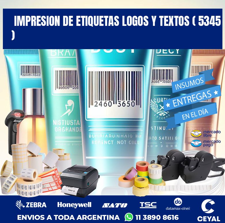 impresion de etiquetas logos y textos ( 5345 )