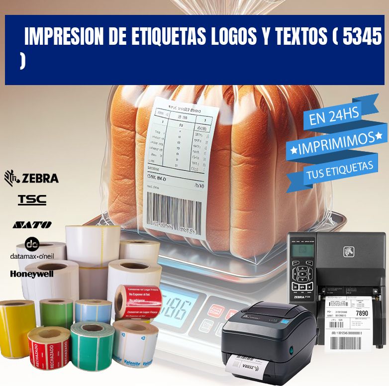 impresion de etiquetas logos y textos ( 5345 )