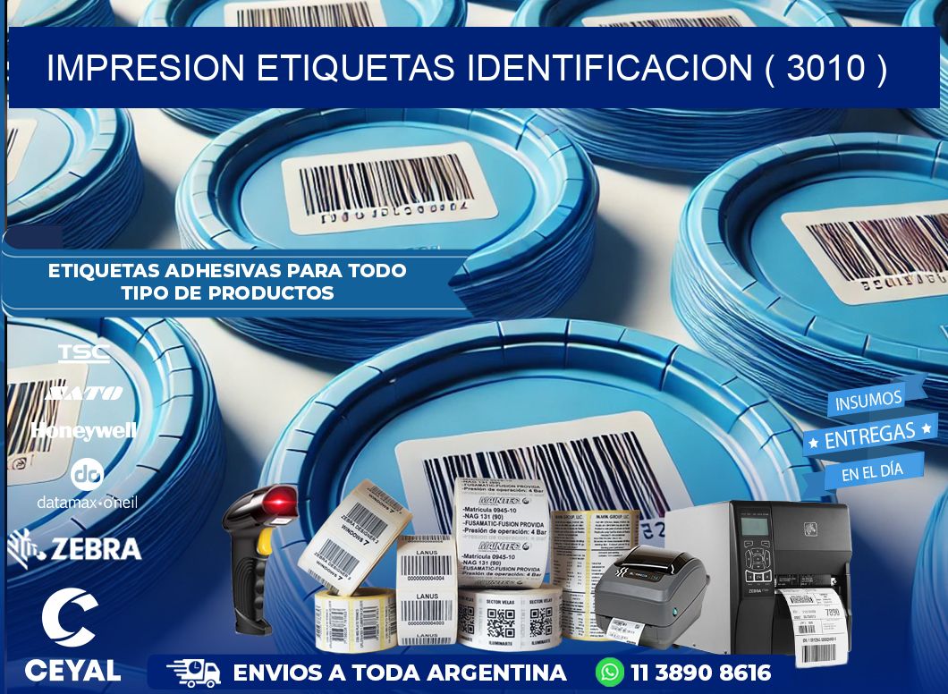 impresion etiquetas identificacion ( 3010 )