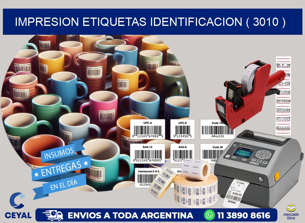 impresion etiquetas identificacion ( 3010 )