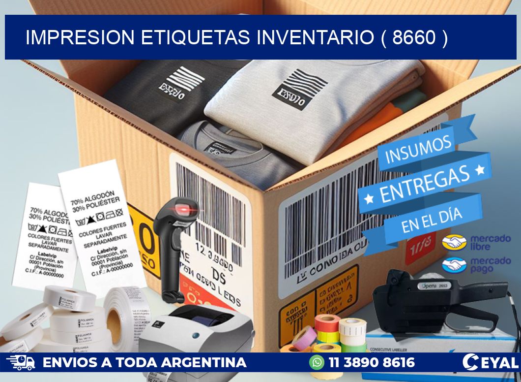 impresion etiquetas inventario ( 8660 )