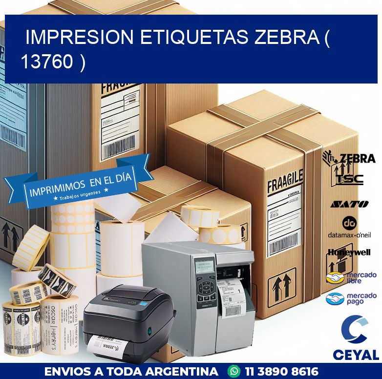 impresion etiquetas zebra ( 13760 )