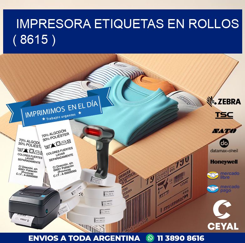 impresora etiquetas en rollos ( 8615 )