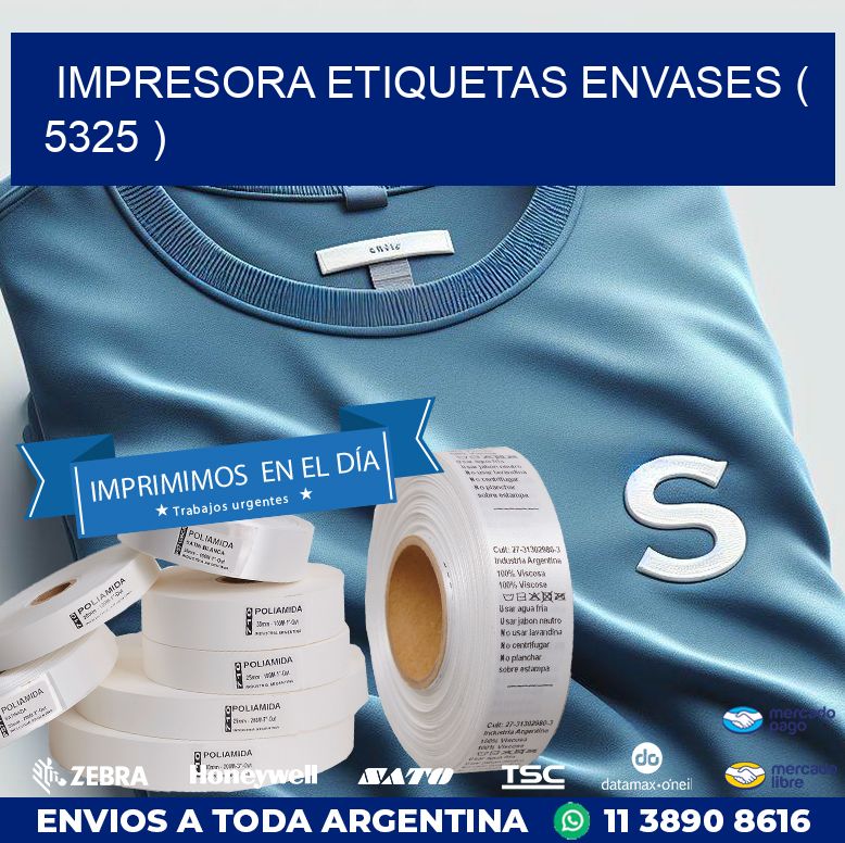 impresora etiquetas envases ( 5325 )