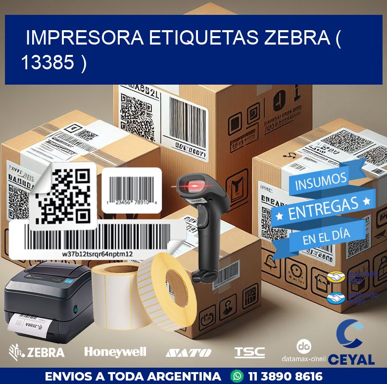 impresora etiquetas zebra ( 13385 )