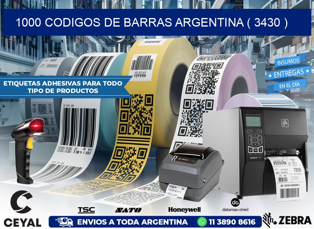 1000 codigos de barras argentina ( 3430 )