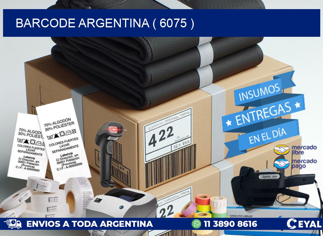 BARCODE ARGENTINA ( 6075 )