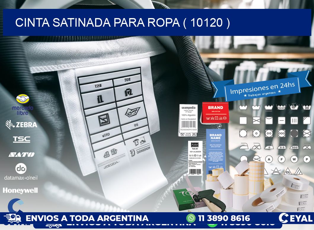 CINTA SATINADA PARA ROPA ( 10120 )