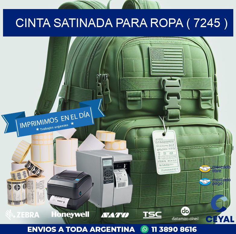 CINTA SATINADA PARA ROPA ( 7245 )