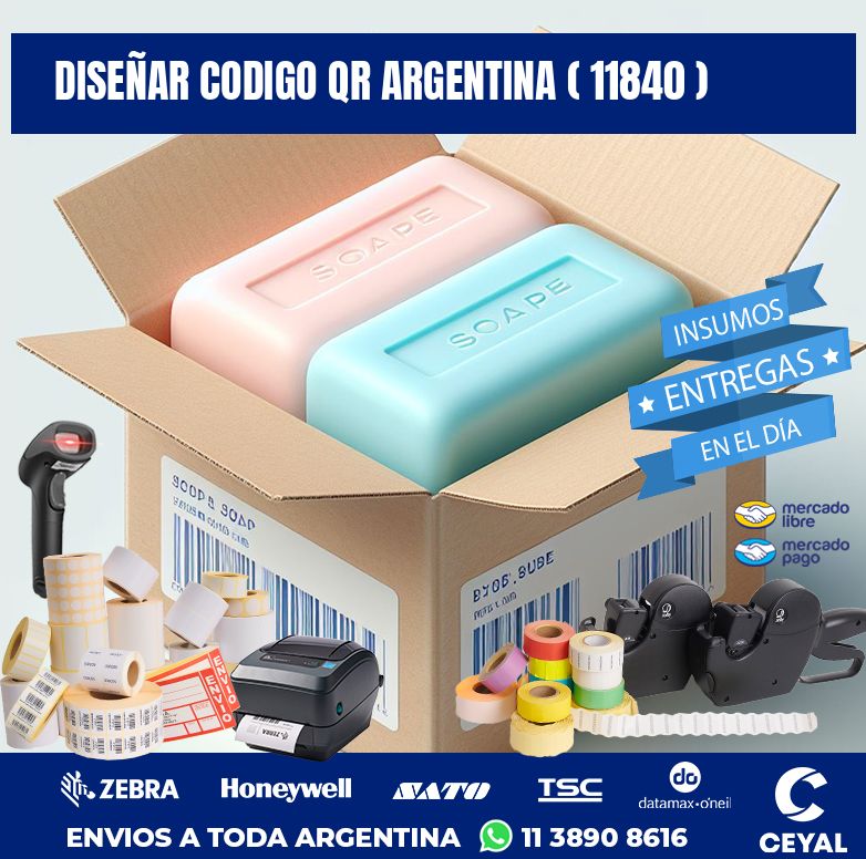 DISEÑAR CODIGO QR ARGENTINA ( 11840 )