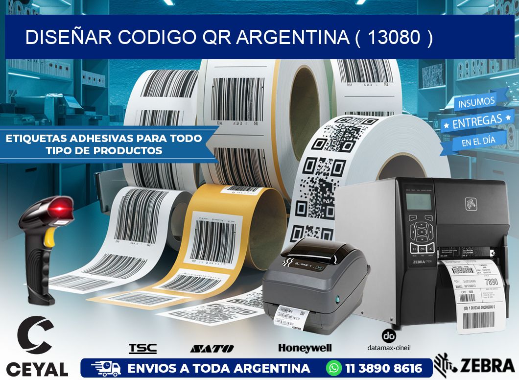 DISEÑAR CODIGO QR ARGENTINA ( 13080 )