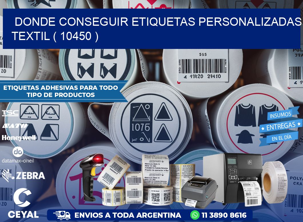 DONDE CONSEGUIR ETIQUETAS PERSONALIZADAS TEXTIL ( 10450 )