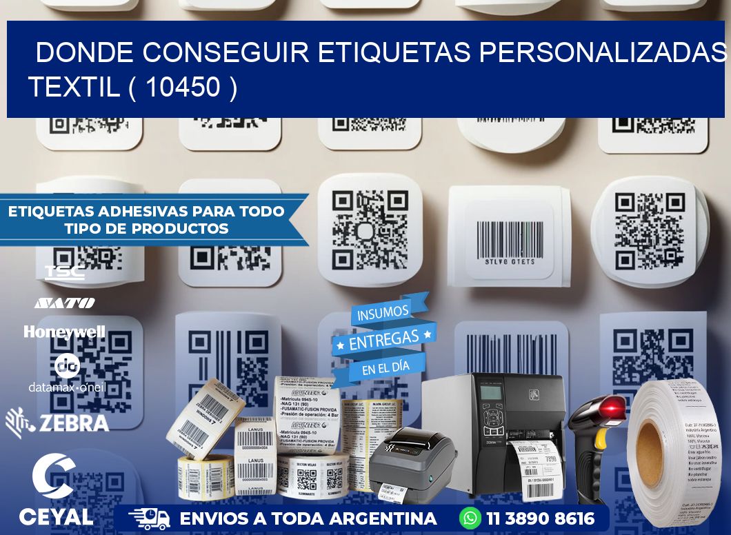 DONDE CONSEGUIR ETIQUETAS PERSONALIZADAS TEXTIL ( 10450 )