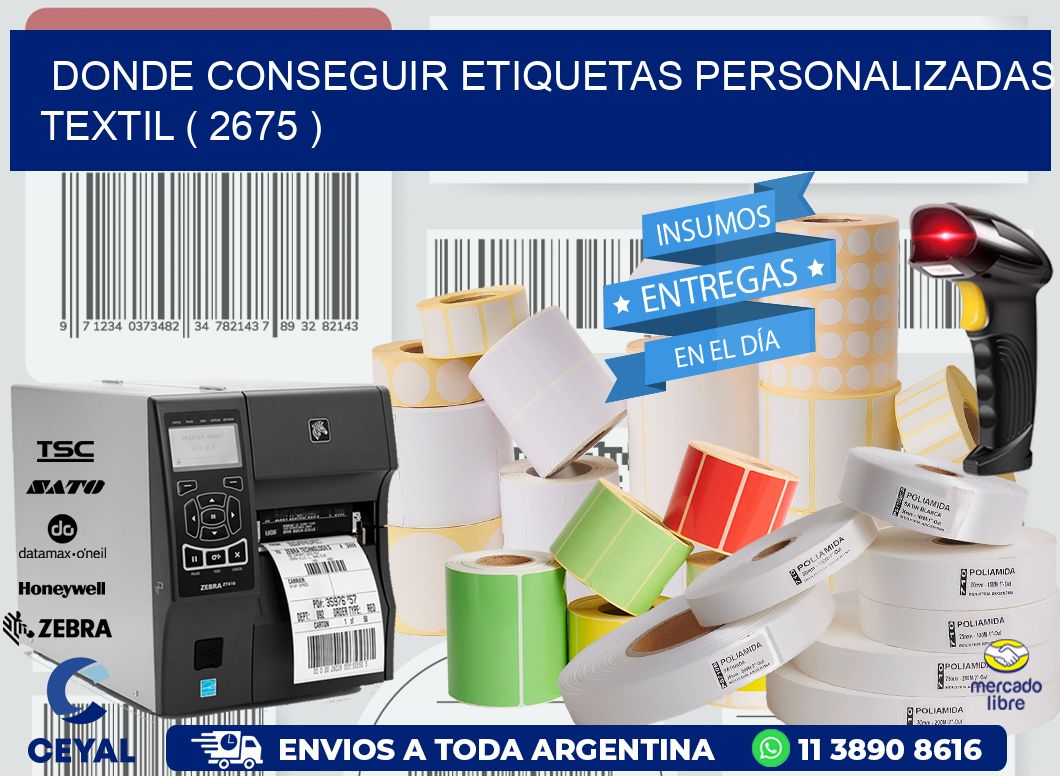 DONDE CONSEGUIR ETIQUETAS PERSONALIZADAS TEXTIL ( 2675 )