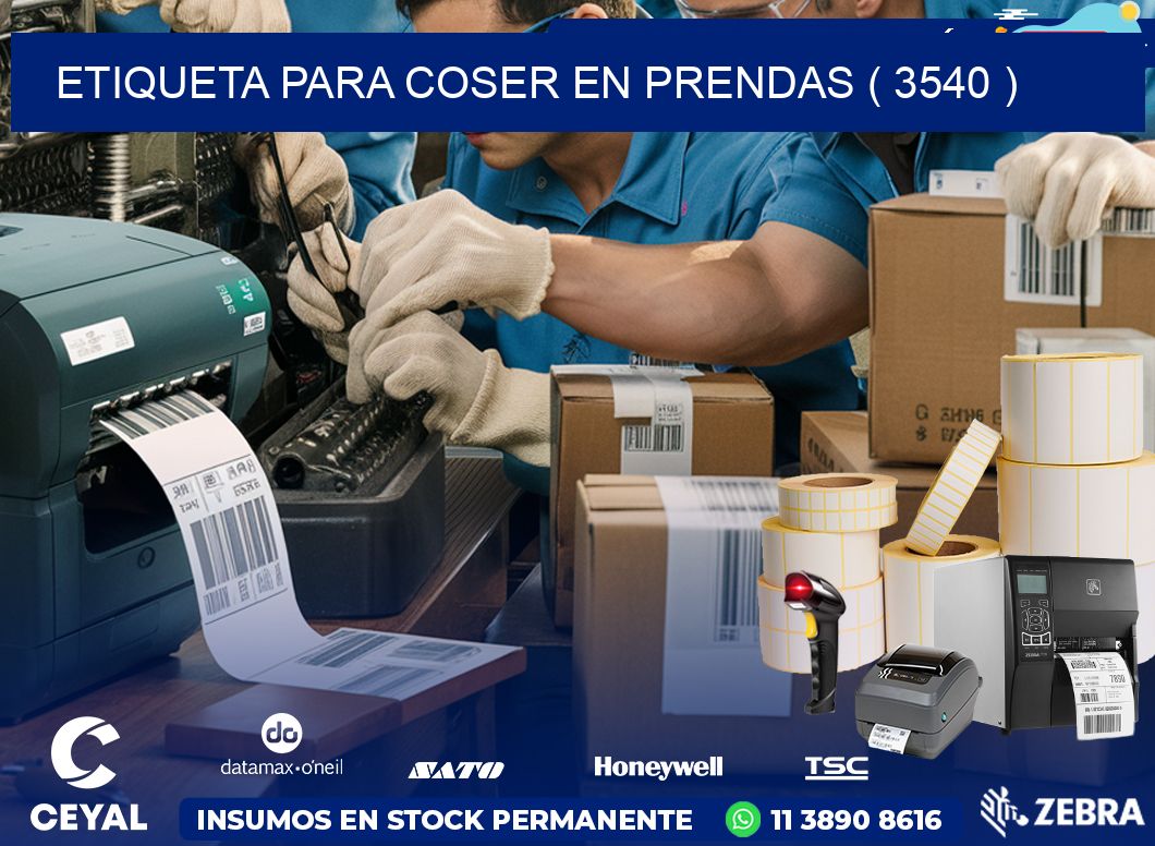 ETIQUETA PARA COSER EN PRENDAS ( 3540 )