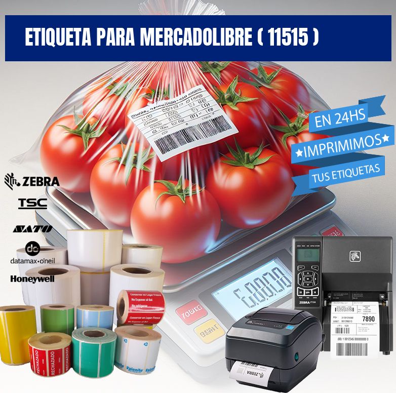 ETIQUETA PARA MERCADOLIBRE ( 11515 )