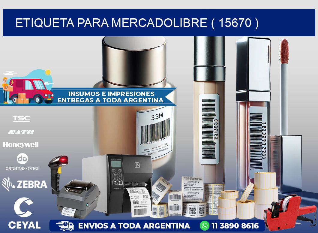 ETIQUETA PARA MERCADOLIBRE ( 15670 )