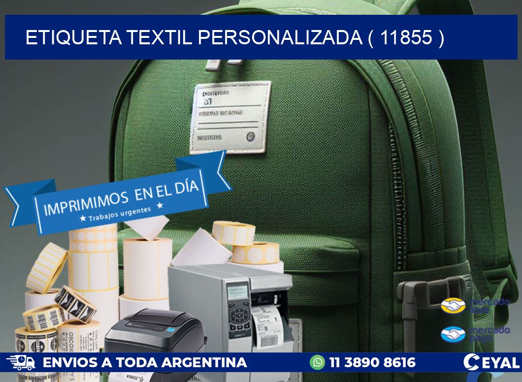 ETIQUETA TEXTIL PERSONALIZADA ( 11855 )