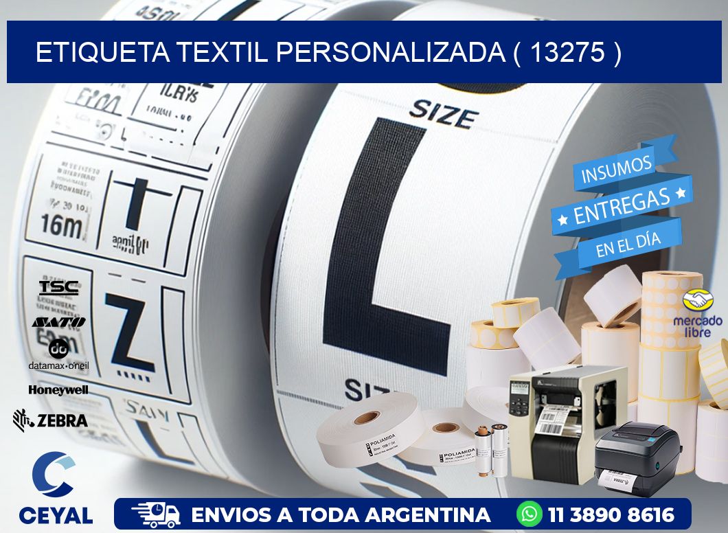 ETIQUETA TEXTIL PERSONALIZADA ( 13275 )