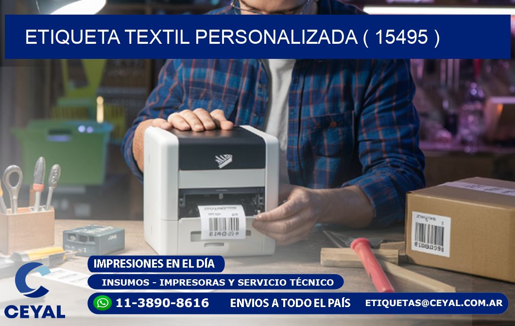 ETIQUETA TEXTIL PERSONALIZADA ( 15495 )