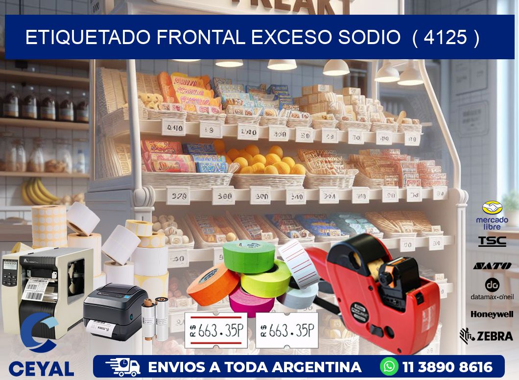 ETIQUETADO FRONTAL EXCESO SODIO  ( 4125 )