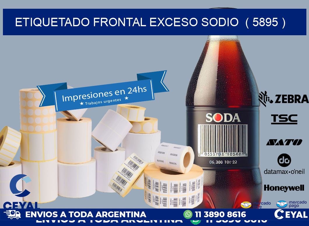 ETIQUETADO FRONTAL EXCESO SODIO  ( 5895 )