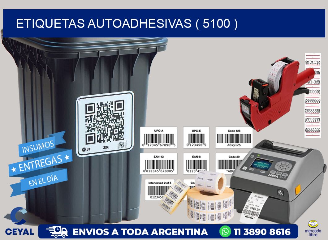 ETIQUETAS AUTOADHESIVAS ( 5100 )