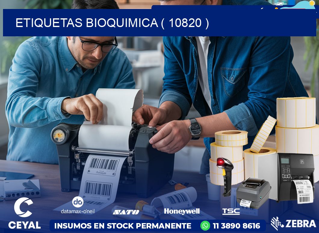 ETIQUETAS BIOQUIMICA ( 10820 )