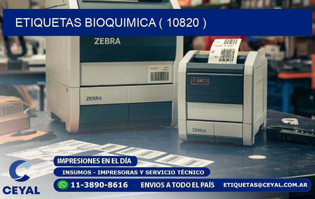 ETIQUETAS BIOQUIMICA ( 10820 )