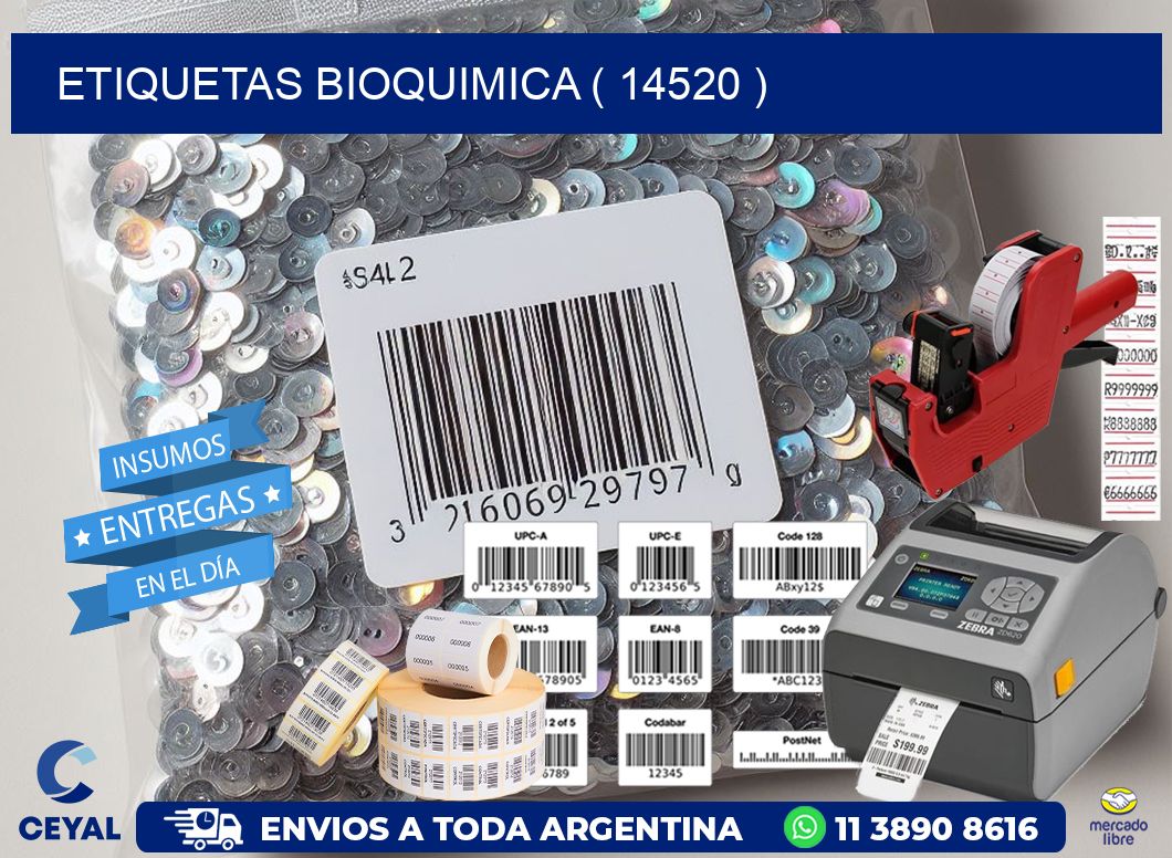 ETIQUETAS BIOQUIMICA ( 14520 )