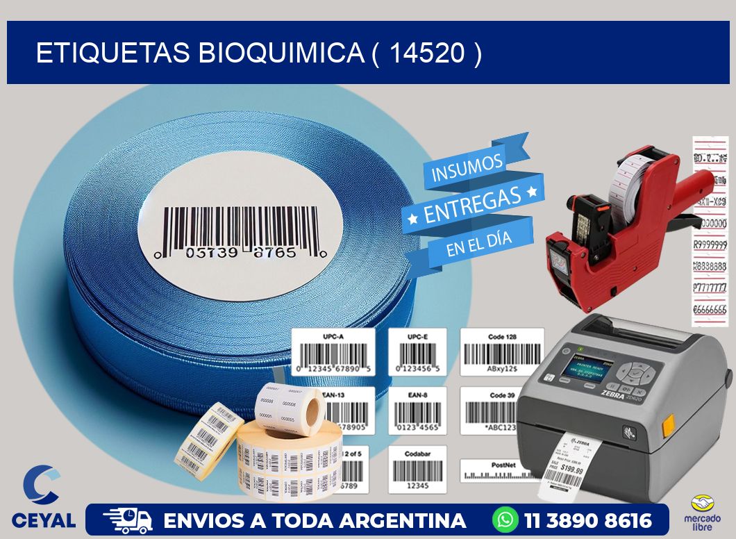 ETIQUETAS BIOQUIMICA ( 14520 )