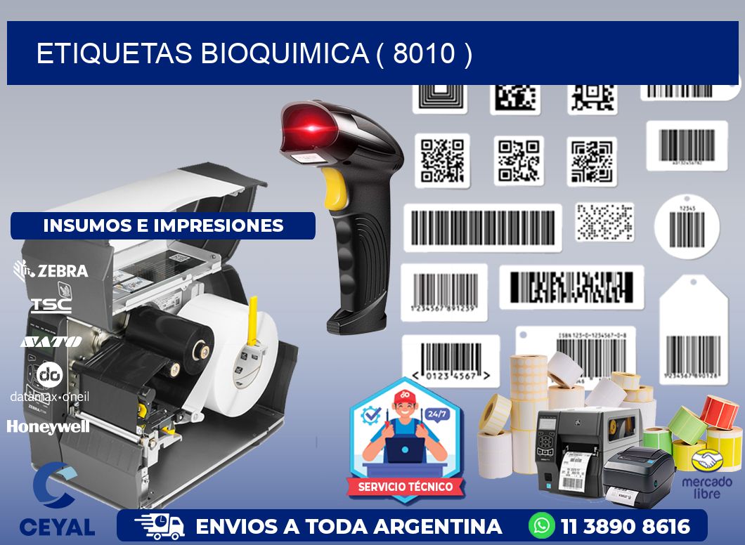 ETIQUETAS BIOQUIMICA ( 8010 )