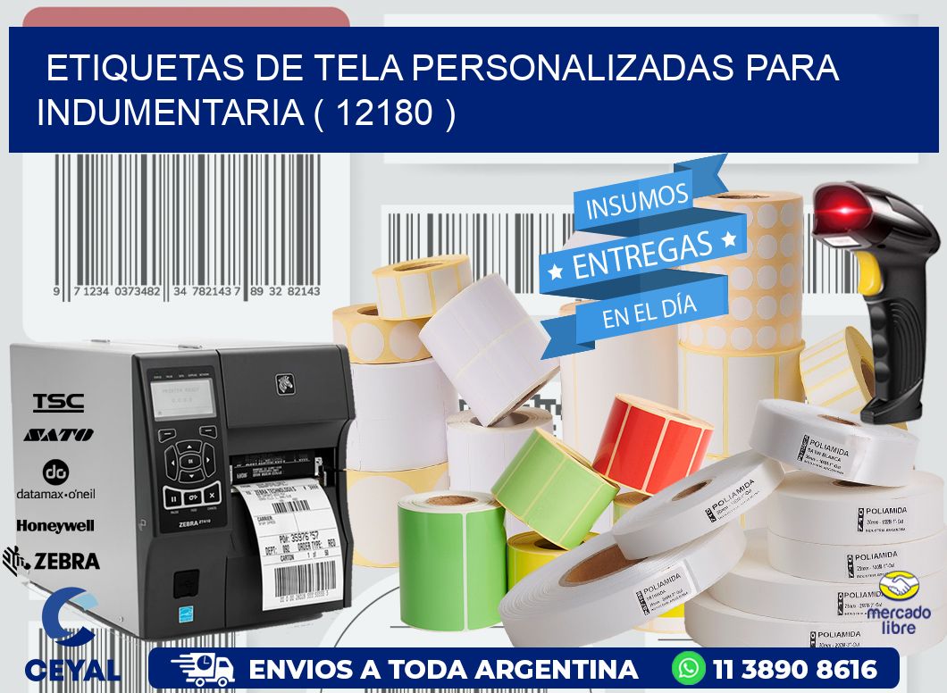 ETIQUETAS DE TELA PERSONALIZADAS PARA INDUMENTARIA ( 12180 )