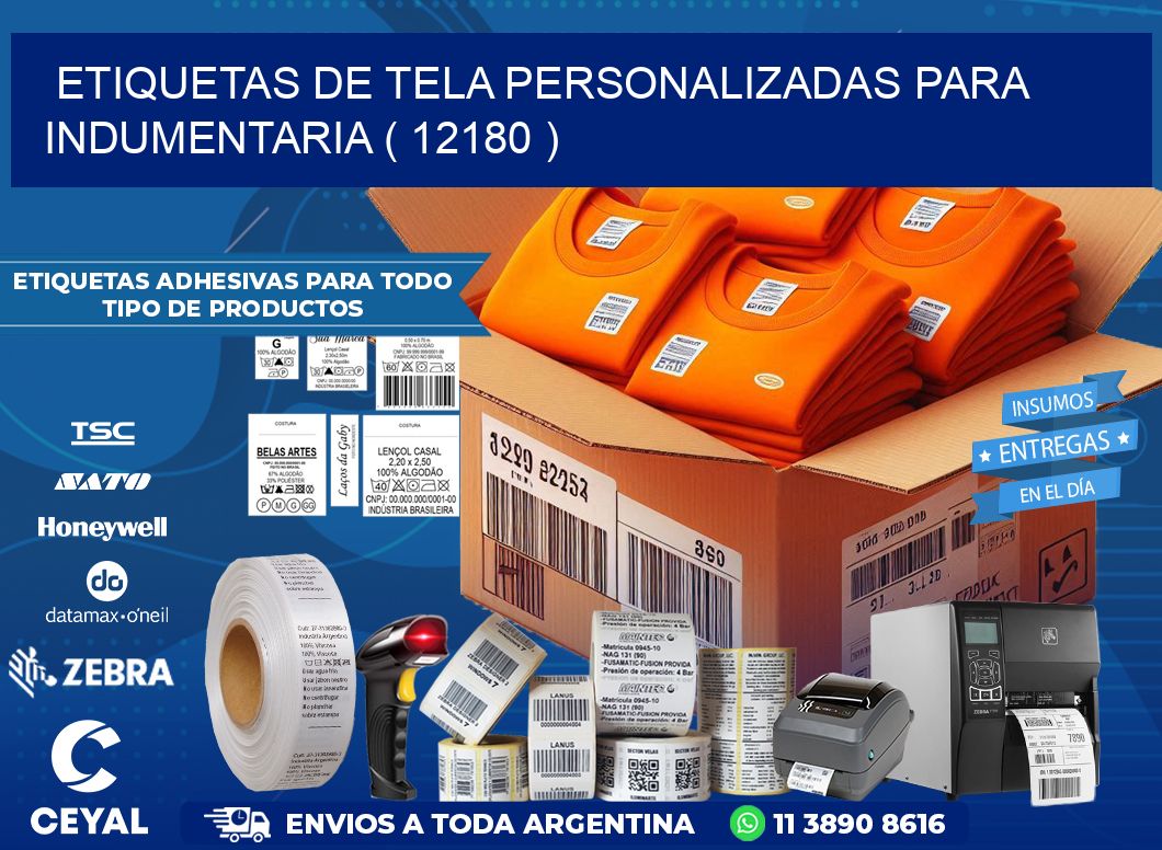 ETIQUETAS DE TELA PERSONALIZADAS PARA INDUMENTARIA ( 12180 )