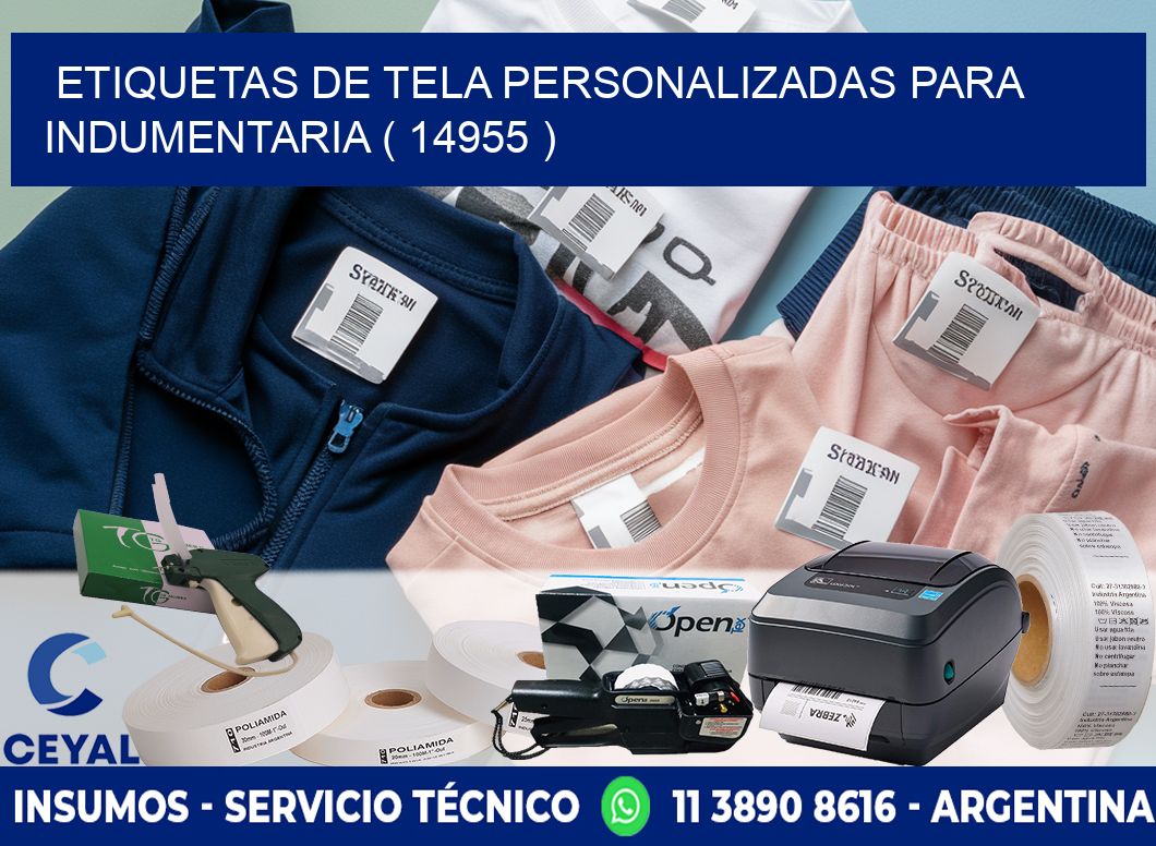 ETIQUETAS DE TELA PERSONALIZADAS PARA INDUMENTARIA ( 14955 )