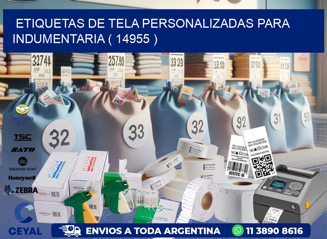 ETIQUETAS DE TELA PERSONALIZADAS PARA INDUMENTARIA ( 14955 )