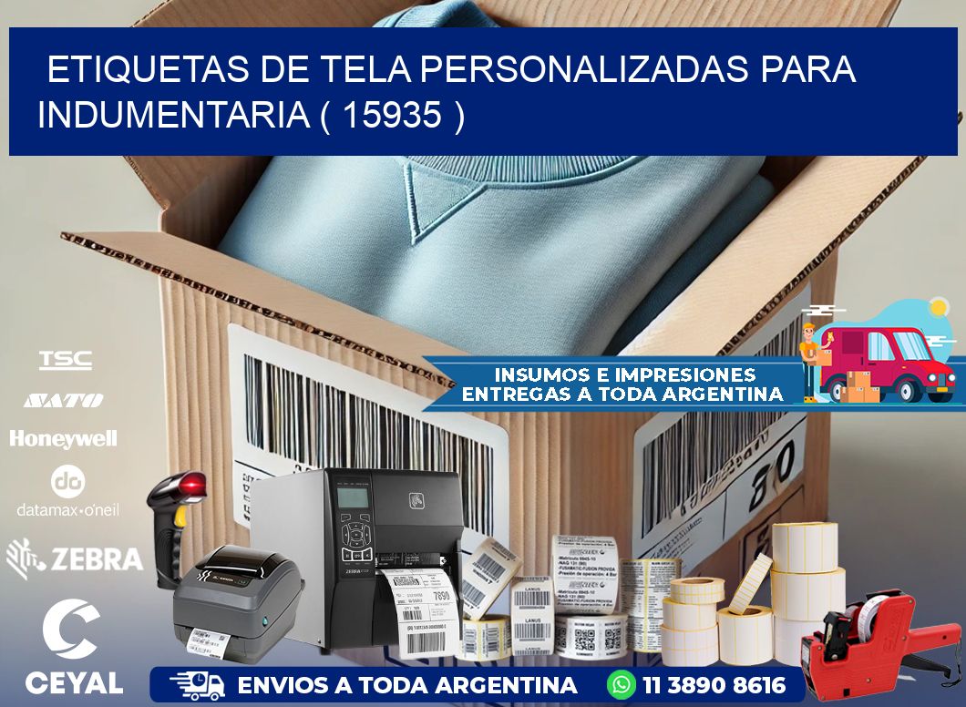 ETIQUETAS DE TELA PERSONALIZADAS PARA INDUMENTARIA ( 15935 )