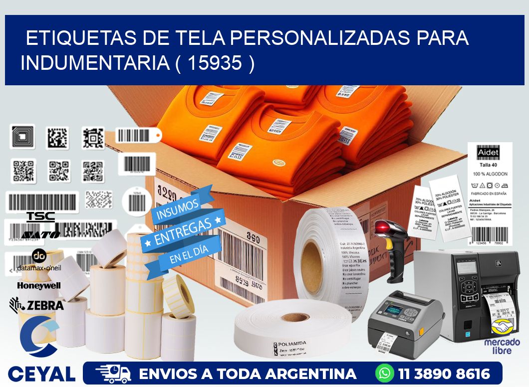 ETIQUETAS DE TELA PERSONALIZADAS PARA INDUMENTARIA ( 15935 )