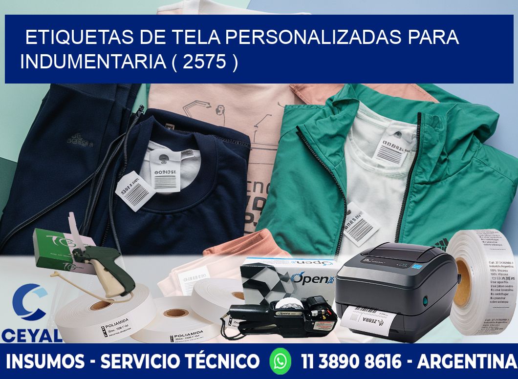 ETIQUETAS DE TELA PERSONALIZADAS PARA INDUMENTARIA ( 2575 )