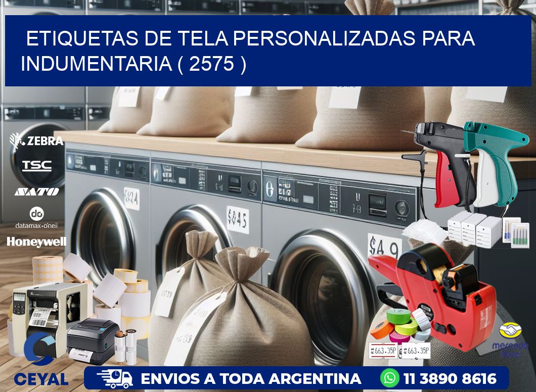 ETIQUETAS DE TELA PERSONALIZADAS PARA INDUMENTARIA ( 2575 )