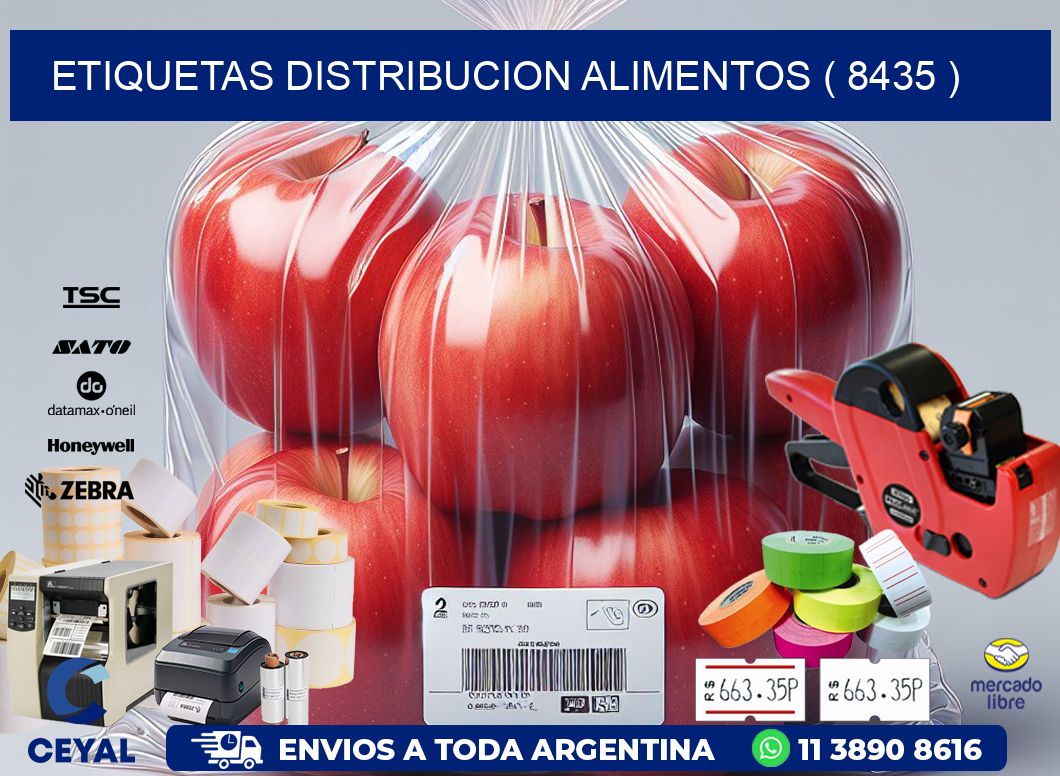 ETIQUETAS DISTRIBUCION ALIMENTOS ( 8435 )