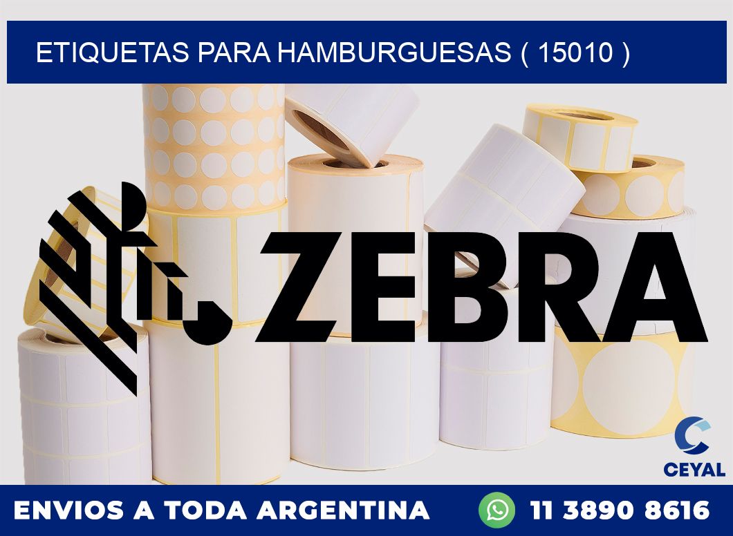 ETIQUETAS PARA HAMBURGUESAS ( 15010 )