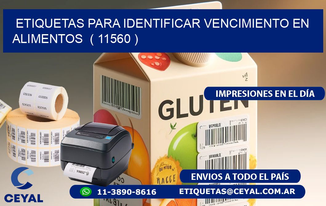 ETIQUETAS PARA IDENTIFICAR VENCIMIENTO EN ALIMENTOS  ( 11560 )