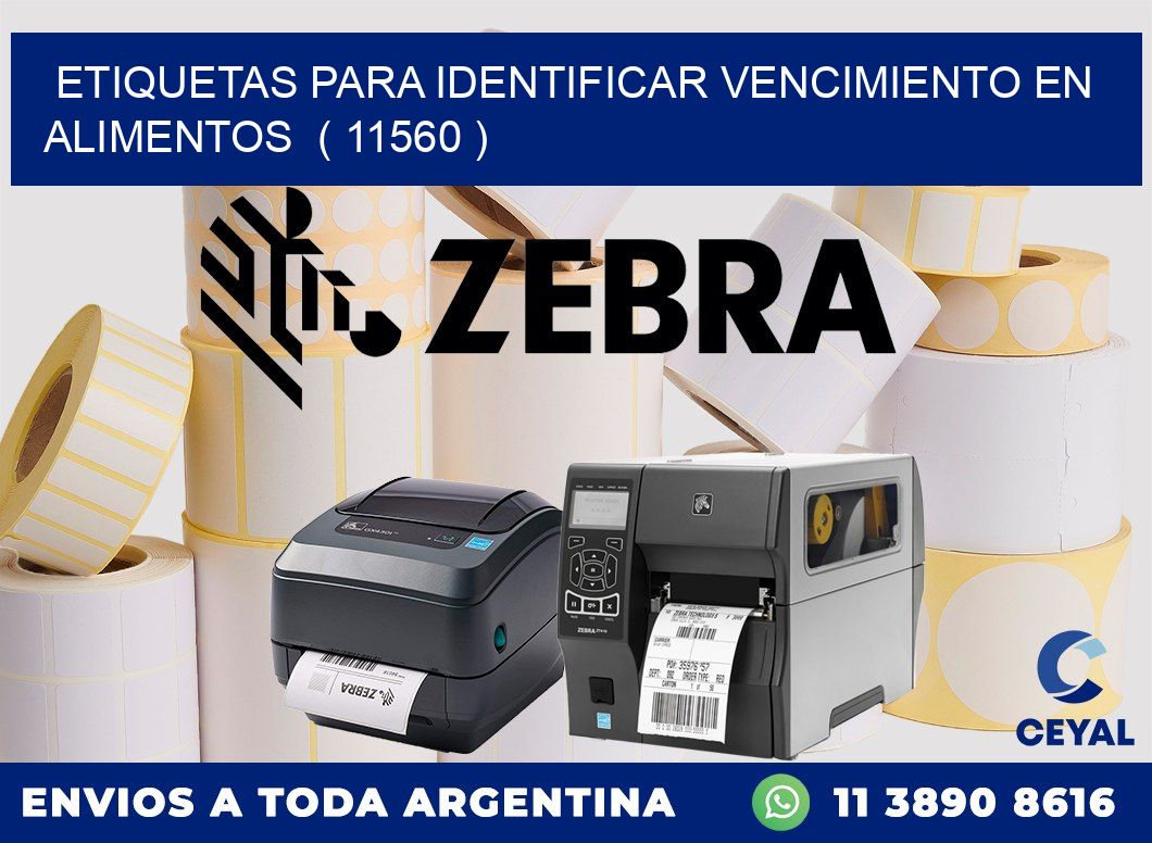 ETIQUETAS PARA IDENTIFICAR VENCIMIENTO EN ALIMENTOS  ( 11560 )